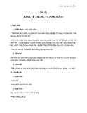 Giáo án Địa lý 7 bài 45: Kinh tế Trung và Nam Mĩ (tiếp theo)