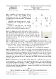Đề thi tuyển sinh lớp 10 môn Lý (chuyên) năm 2013 - Trường THPT chuyên Lương Văn Chánh