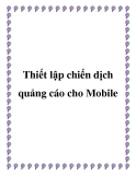 Thiết lập chiến dịch quảng cáo cho Mobile