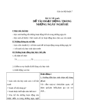 Bài 34: Vẽ tranh hoạt động trong những ngày nghỉ hè - Giáo án Mỹ thuật 7 - GV.N.Văn Chung