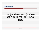 Bài giảng Hiệu ứng nhiệt của các quá trình hóa học