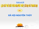 Bài giảng Lịch sử 10 bài 2: Xã hội nguyên thủy