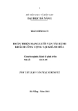 Tóm tắt luận văn thạc sĩ: Hoàn thiện mạng lưới vận tải hành khách công cộng tại Khánh Hòa