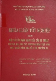 Khóa luận tốt nghiệp: Một số giải pháp vượt rào cản kỹ thuật thương mại khi các doanh nghiệp Việt Nam xuất khẩu hàng hóa vào thị trườn EU