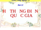 Bài giảng Công nghệ 12 bài 22: Hệ thống điện quốc gia