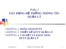 Bài giảng Hệ thống thông tin quản lý (ThS. Lê Thị Ngọc Diệp) - Chương 3: Thiết kế hệ thống thông tin quản lý