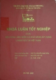 Khóa luận tốt nghiệp: Nội dung, đặc điểm và khả năng áp dụng Logistics tại Việt Nam