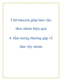 5 lời khuyên giúp làm việc theo nhóm hiệu quả - 6 lầm tưởng thường gặp về làm việc nhóm