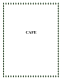 Truyện ngắn: Cafe