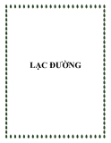 Truyện ngắn: Lạc đường