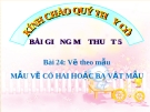 Slide bài Vẽ theo mẫu: Mẫu vẽ có hai hoặc ba vật mẫu - Mỹ thuật 5 - GV.Hoàng T.My