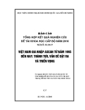Báo cáo khoa học: Việt Nam gia nhập ASEAN từ năm 1995 đến nay thành tựu , vấn đề đặt ra và triển vọng