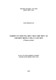 Luận văn cao học nuôi trồng thủy sản: Nghiên cứu phương thức thay thế thức ăn chế biến trong ương cá lóc đen (channa striata)