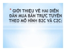Giới thiệu về hai diễn đàn mua bán trực tuyến theo mô hình B2C và C2C