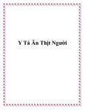 Truyện kinh dị: Y Tá Ăn Thịt Người