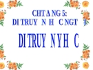 Bài giảng chương 5:  Di truyền  học người