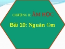 Bài giảng Vật lý 7 bài 10: Nguồn âm