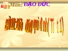 Bài giảng bài 11: Đi bộ đúng quy định - Đạo đức 1 - GV:H.N.Phúc