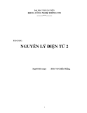 Bài giảng Nguyên lý điện tử 2 - ThS. Vũ Chiến Thắng