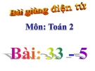 Bài giảng 33-5 - Toán 2 - GV.Lê Văn Hải