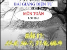 Bài giảng 55-8, 56-7, 37-8, 68-9 - Toán 2 - GV.Lê Văn Hải