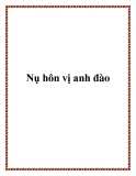 Nụ hôn vị anh đào