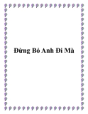 Đừng Bỏ Anh Đi Mà