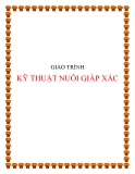 Giáo trình Kỹ thuật nuôi giáp xác