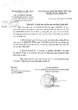 Văn bản số 1039/BGDĐT-GDTrH