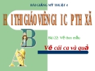 Bài 22: Vẽ theo mẫu: Vẽ cái ca và quả - Bài giảng điện tử Mỹ thuật 4 - GV.Phạm Hồng Thái