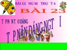 Bài 23: Tập nặn dáng người đơn giản - Bài giảng điện tử Mỹ thuật 4 - GV.Phạm Hồng Thái