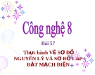 Slide bài TH - Vẽ sơ đồ lắp đặt mạch điện - Công nghệ 8 - GV.V.H.Quyên