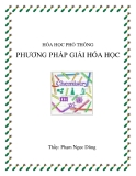 Phương pháp giải Hóa phổ thông - Phương pháp 7: Phương pháp trung bình - GV: P.N.Dũng