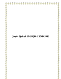 Quyết định số 1943/QĐ-UBND 2013