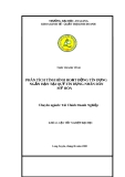Luận văn: Phân tích tình hình hoạt động tín dụng ngắn hạn tại quỹ tín dụng Nhân dân Mỹ Hòa