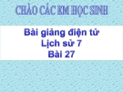 Bài giảng Lịch sử 7 bài 27: Chế độ phong kiến nhà Nguyễn
