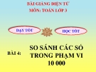 Bài giảng So sánh các số trong phạm vi 10 000 - Toán 3 - GV.Ng.P.Hùng