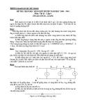 Đề thi HSG cấp huyện  Vật lý lớp 9 kèm đáp án