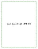 Quyết định số 831/QĐ-UBND 2013