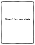 Microsoft Excel trong kế toán