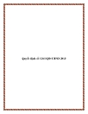 Quyết định số 1261/QĐ-UBND 2013