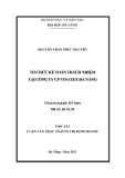 Tóm tắt luận văn thạc sĩ: Tổ chức kế toán trách nhiệm tại Công ty CP Vinatex Đà Nẵng