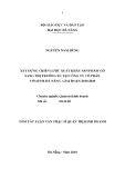 Tóm tắt luận văn thạc sĩ: Xây dựng chiến lược xuất khẩu sản phẩm gỗ sang thị trường EU tại công ty cổ phần Vinafor Đà Nẵng giai đoạn 2010-2020