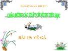 Bài giảng Mỹ Thuật 1 bài 19: Vẽ gà