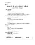 Giáo án bài 18: Chu kì tế bào và quá trình nguyên phân - Sinh học 10 - GV.T.V.Phúc