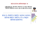 Bài giảng Phép chiếu song song. Hình không gian - Hình học 11 - GV. Trần Thiên