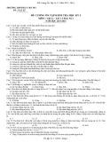 Đề cương ôn tập kiểm tra HK Lý 11 - THPT Bắc Trà My (2013-2014)