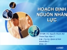 Tiểu luận: Hoạch định nguồn nhân lực