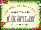 Bài giảng Luyện từ và câu: Mở rộng vốn từ: Hòa bình - Tiếng việt 5 - GV.N.T.Hồng