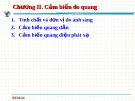 Bài giảng Cảm biến công nghiệp - Chương 2